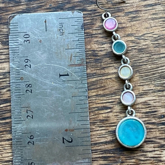 Super cute multi colored dangle earrings - Picture 5 of 6